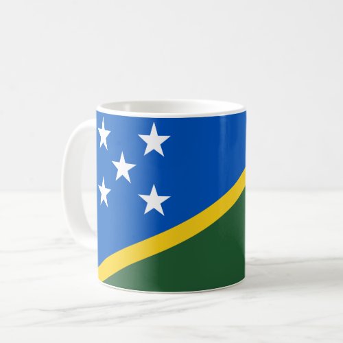 Solomon Islands Flag Coffee Mug