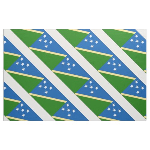 Solomon Islands Flag Fabric