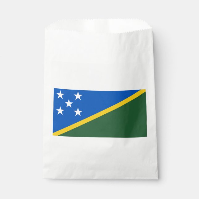 Solomon Islands Flag Favor Bag (Front)