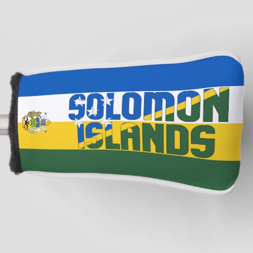 Solomon Islands Flag Gorgeous Patriotic Golf Head  Golf Head Cover