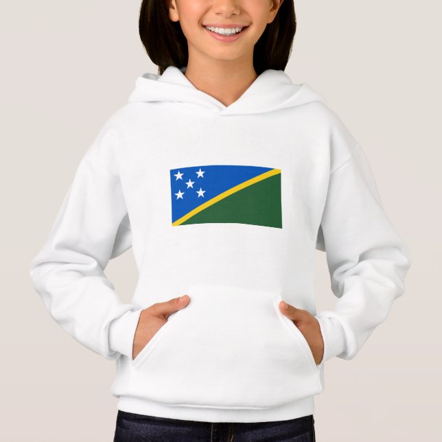 Solomon Islands Flag Hoodie (Front)