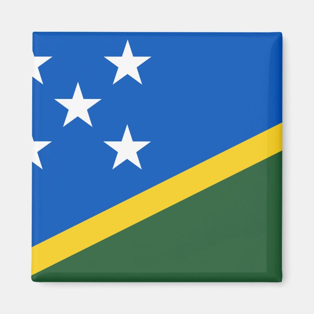 Solomon Islands Flag Magnet (Front)