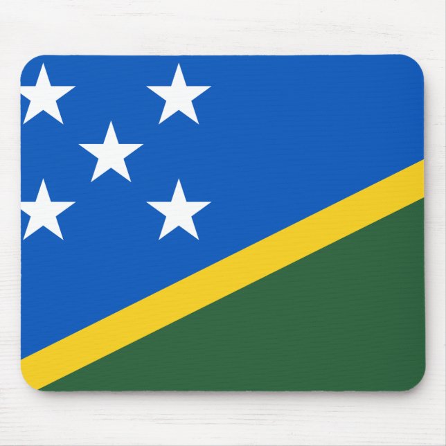 Solomon Islands Flag Mouse Pad (Front)