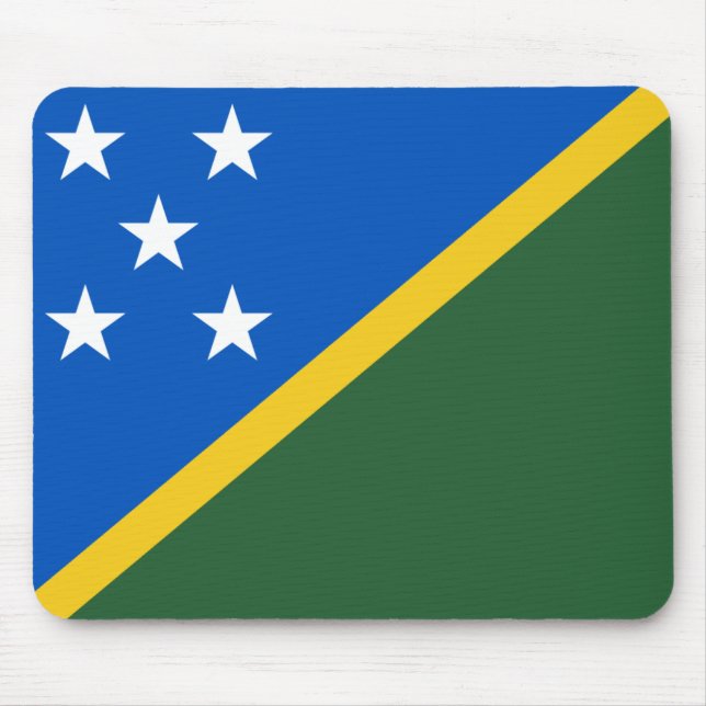 Solomon Islands Flag Mousepad (Front)