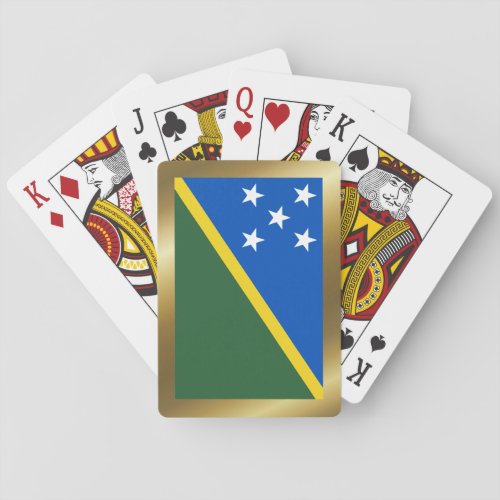 Solomon Islands Flag Playing Cards