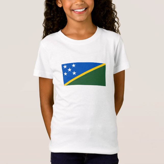 Solomon Islands Flag T-Shirt (Front)