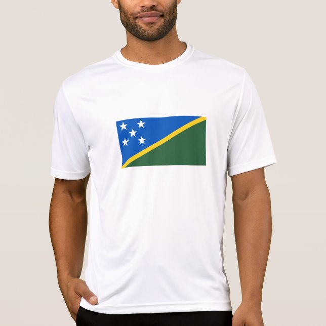 Solomon Islands Flag T-Shirt (Front)