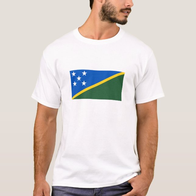 Solomon Islands Flag T-Shirt (Front)