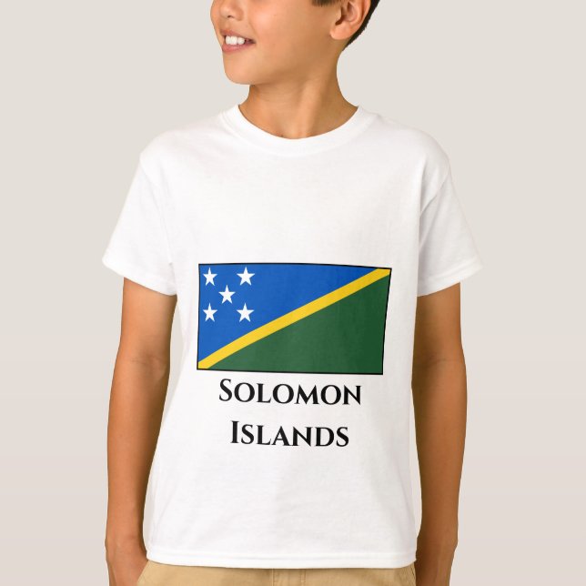 Solomon Islands Flag T-Shirt (Front)