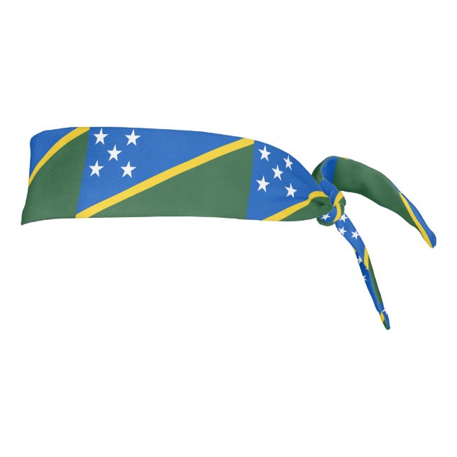 Solomon Islands Flag Tie Headband (Rotate 90)