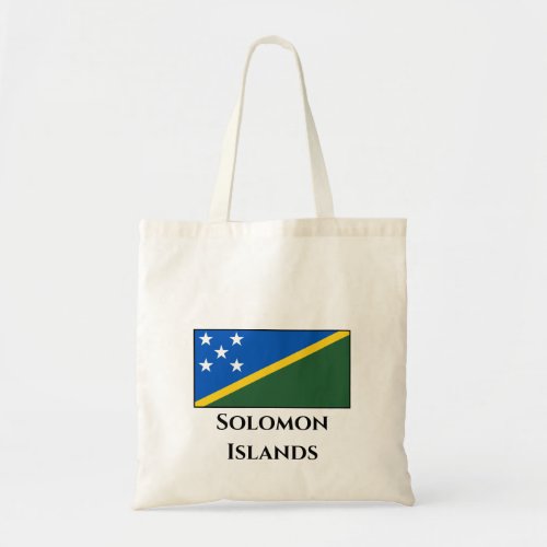 Solomon Islands Flag Tote Bag