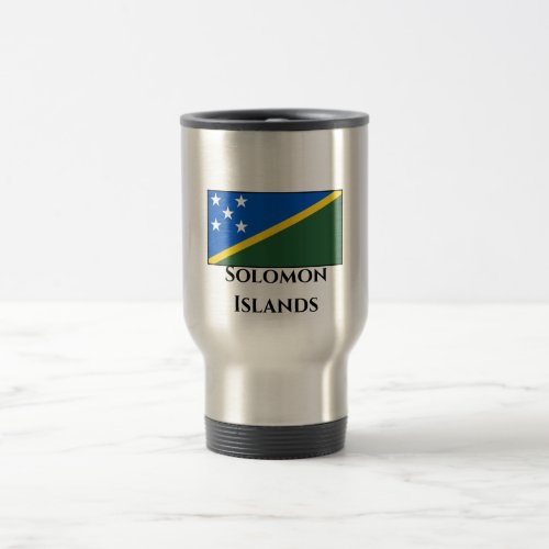 Solomon Islands Flag Travel Mug