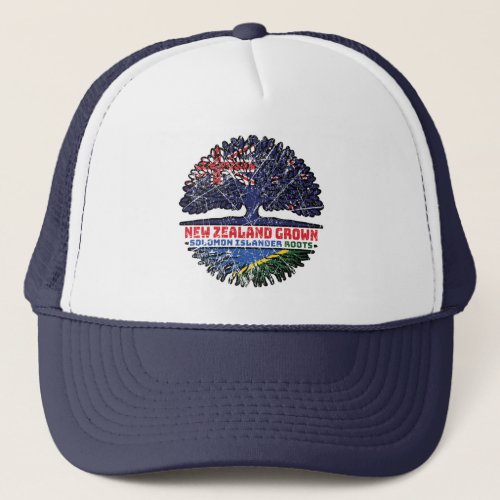 Solomon Islands Islander New Zealander New Zealand Trucker Hat