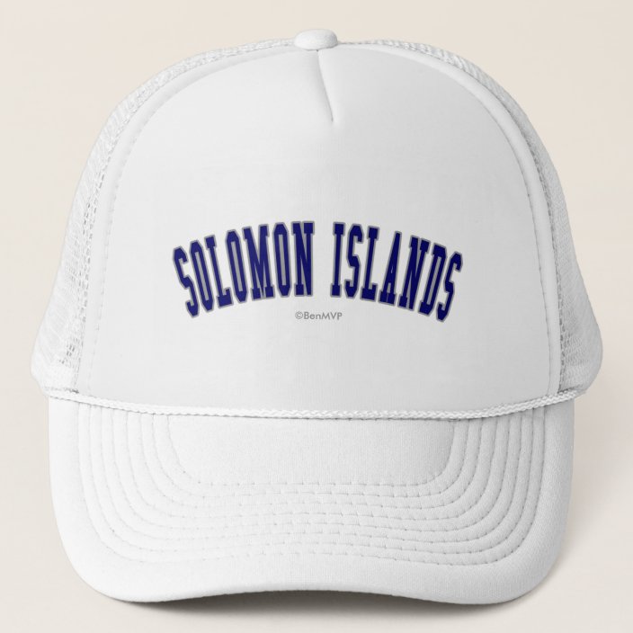 Solomon Islands Mesh Hat
