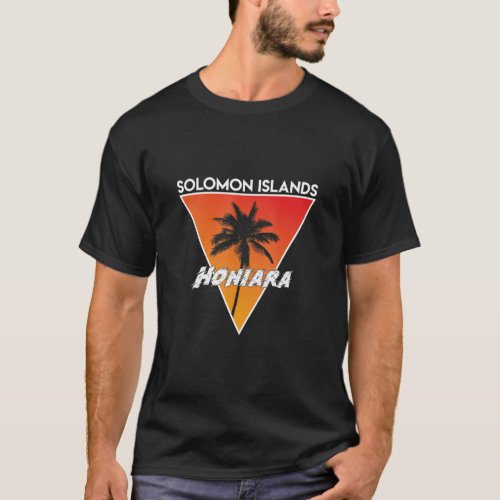 Solomon Islands With Sunny Colors  T_Shirt