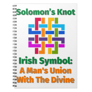 Solomon’s Knot Irish Symbol: A Man's Union With Th Notebook