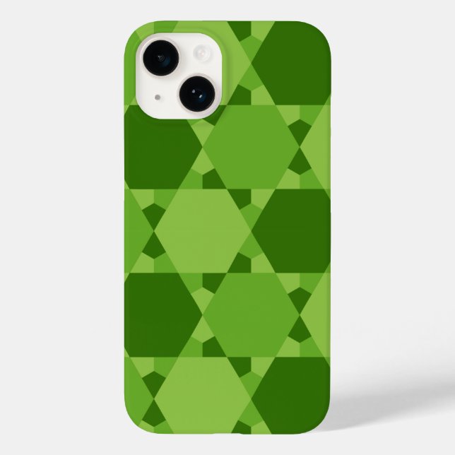 Solomon Seal Star of David Optical Illusion  Case-Mate iPhone Case (Back)