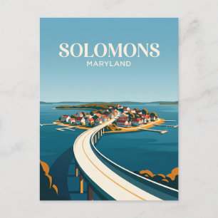 Solomons Island Maryland Postcard