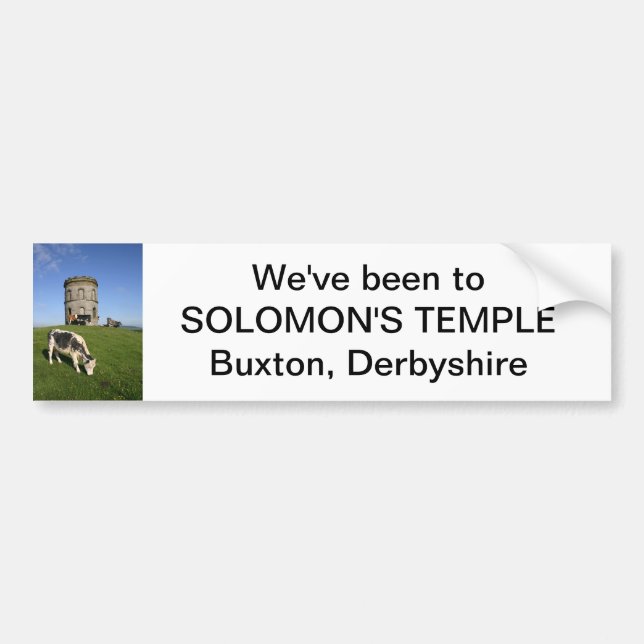 Solomon's Temple Bumper Sticker (Front)