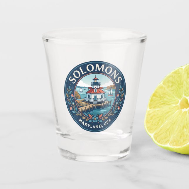 Solomons USA Shot Glass (Front)