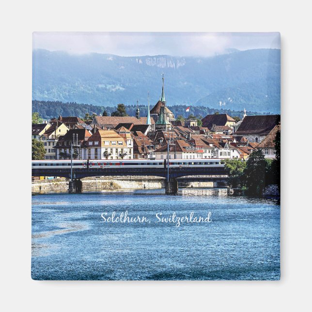 Solothurn, Switzerland scenic photograph Magnet (Front)
