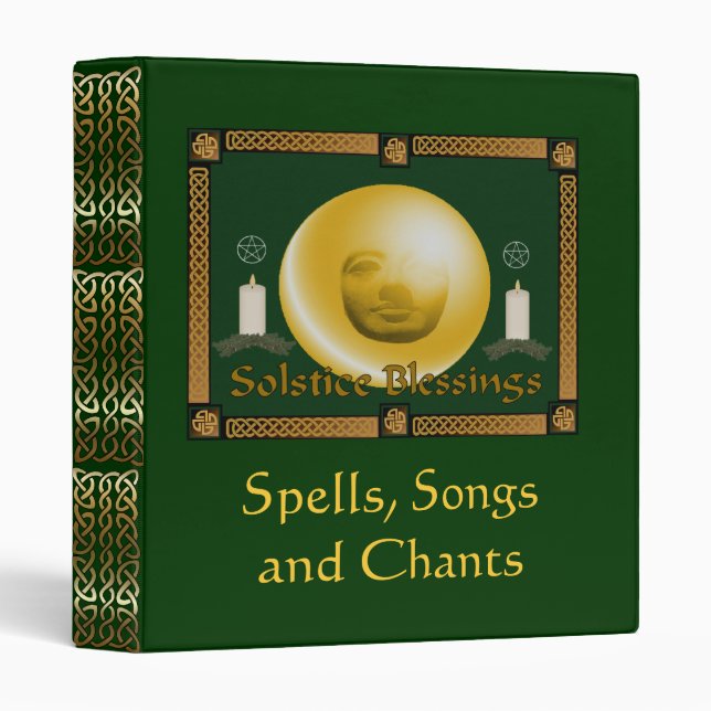 Solstice Blessings Binder (Front/Spine)