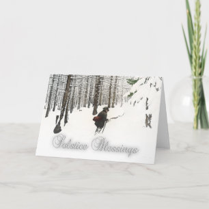 Solstice Blessings Holiday Card