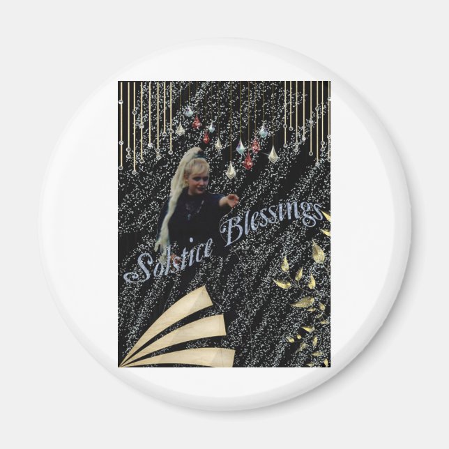 Solstice Blessings Magnet (Front)