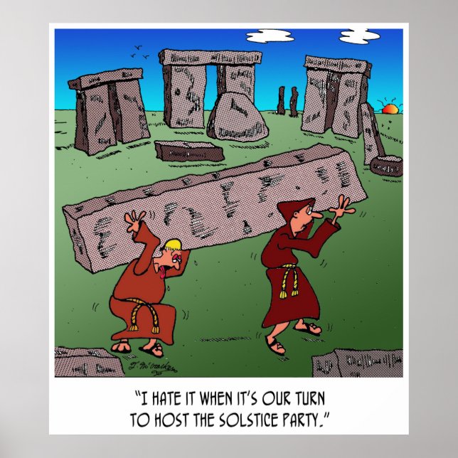 Solstice Cartoon 9494 Poster (Front)