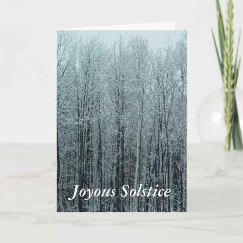 Solstice Forest Greeting Card