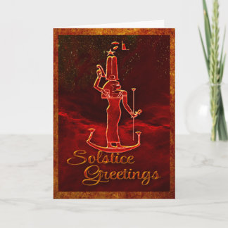 Solstice Greetings Card