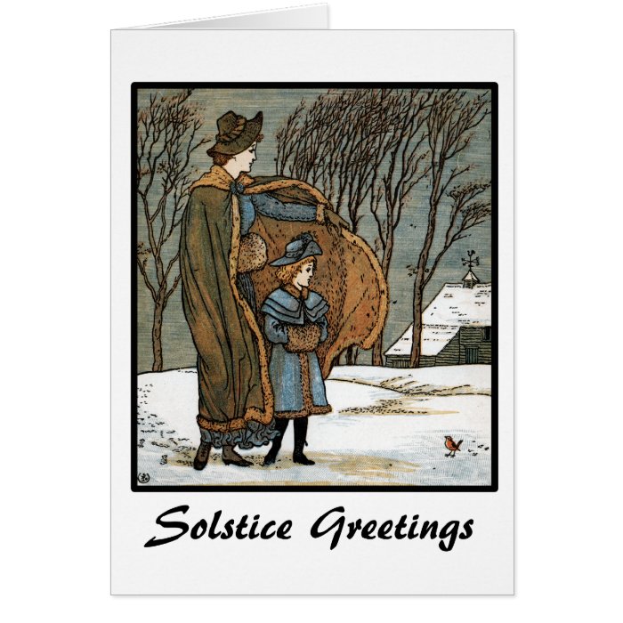 Solstice Greetings Greeting Cards