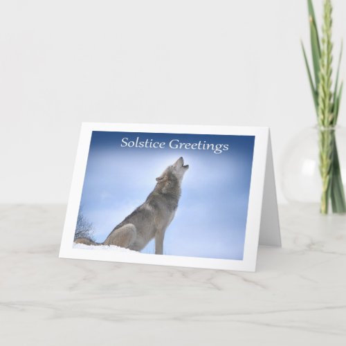 Solstice Greetings Holiday Card