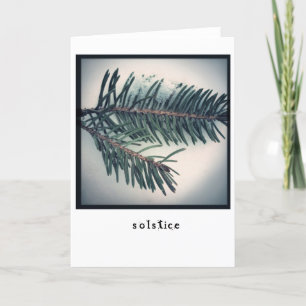 Solstice Holiday Card