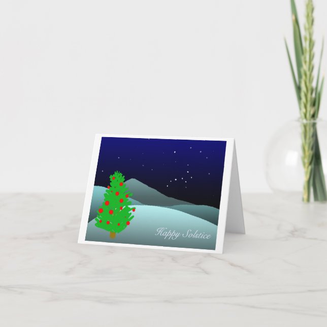 solstice holiday card (Front)