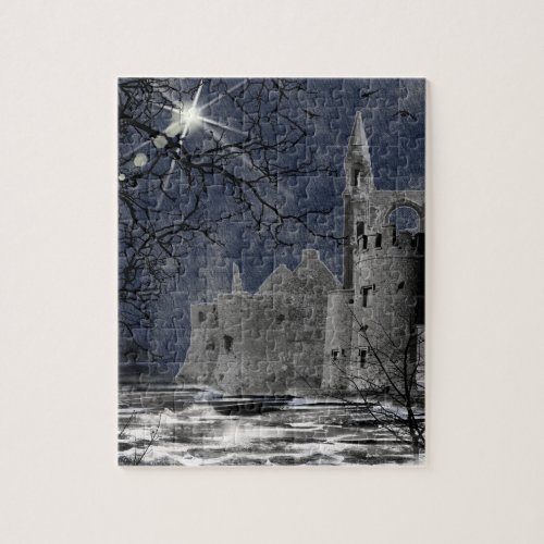 Solstice Night Gothic Landscape Jigsaw Puzzle