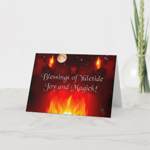 Solstice Night Holiday Card