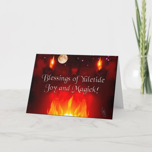 Solstice Night Holiday Card (Front)