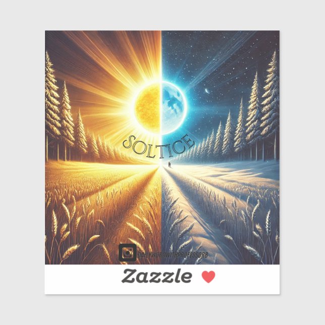 "Solstice" sticker (Sheet)