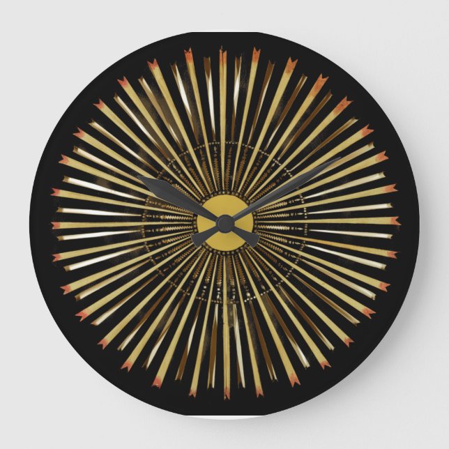 Solstice Sun Clock.  Large Clock (Front)