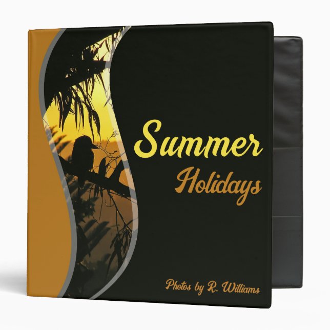 Solstice Sunset Silhouette Binder (Front/Inside)