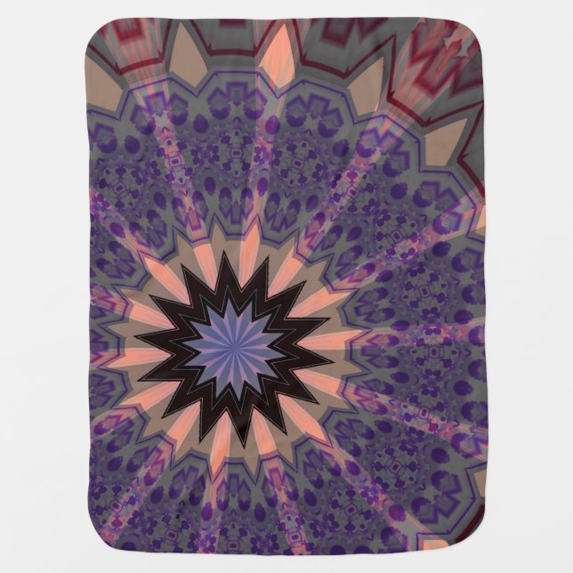 solstice sunshine offset, solar Baby Blanket (Front)