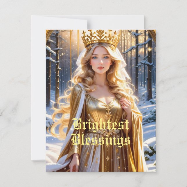 Solstice Yule Pagan Wiccan Asatru Heathen Holiday  (Front)