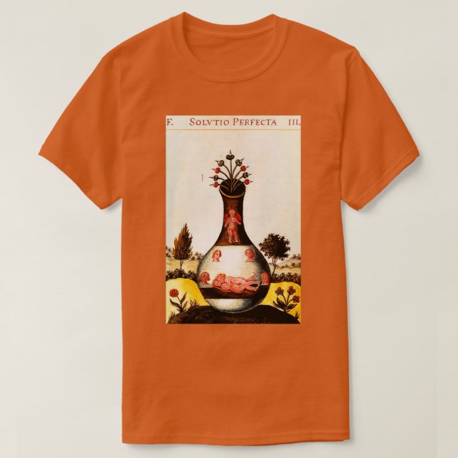 Solutio Perfecta The Rosary of the Philosophers T-Shirt (Design Front)