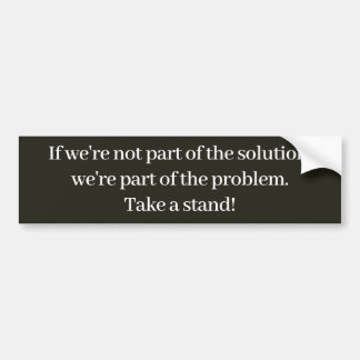 Solution Focused Message Bumper Sticker