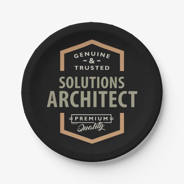 Solutions Architect Paper Plates (Front)