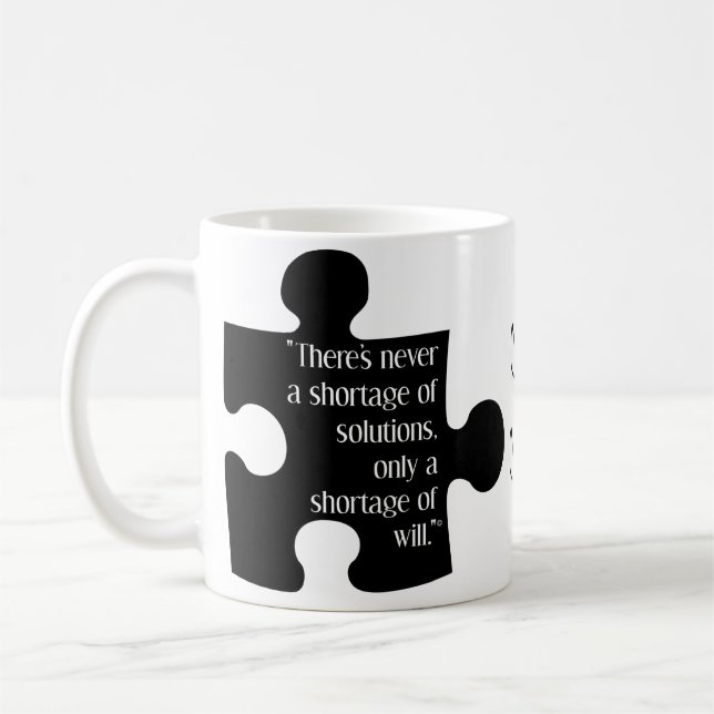 "Solutions" Coffee Mug (Left)