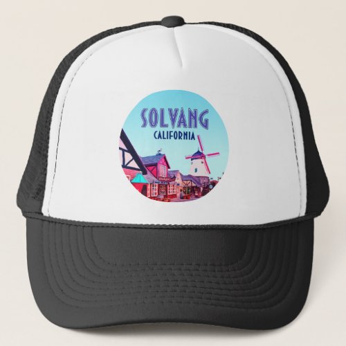 Solvang Danish Downtown California Vintage Trucker Hat