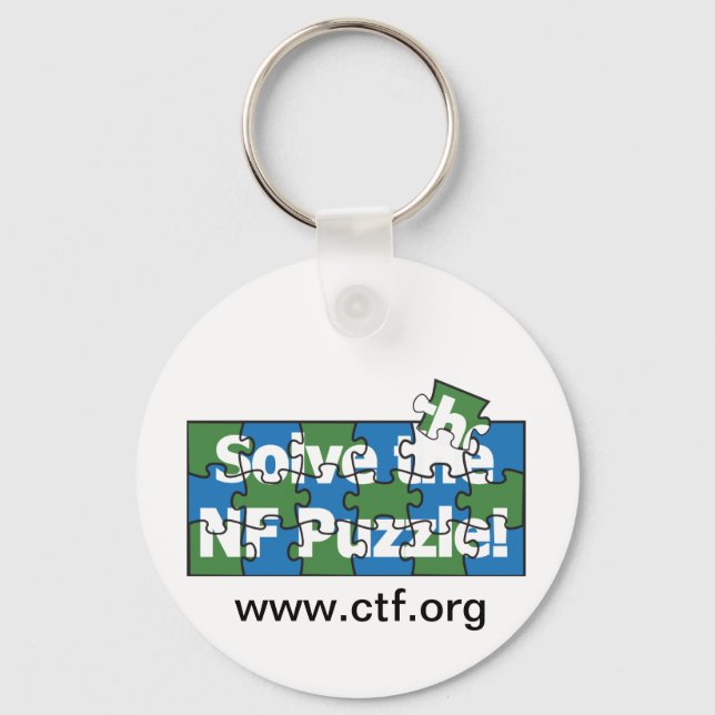 Solve The NF Puzzle Keychain (Front)