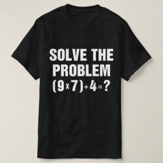 Solve The Problem 67 Meme Math Teacher Gen Alpha T-Shirt